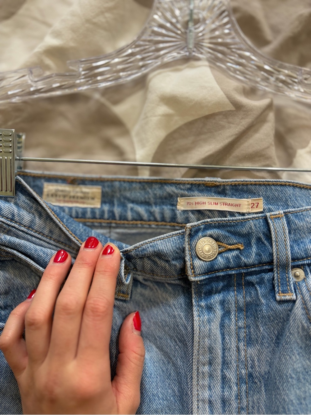 70's High Slim Straight LEVIS